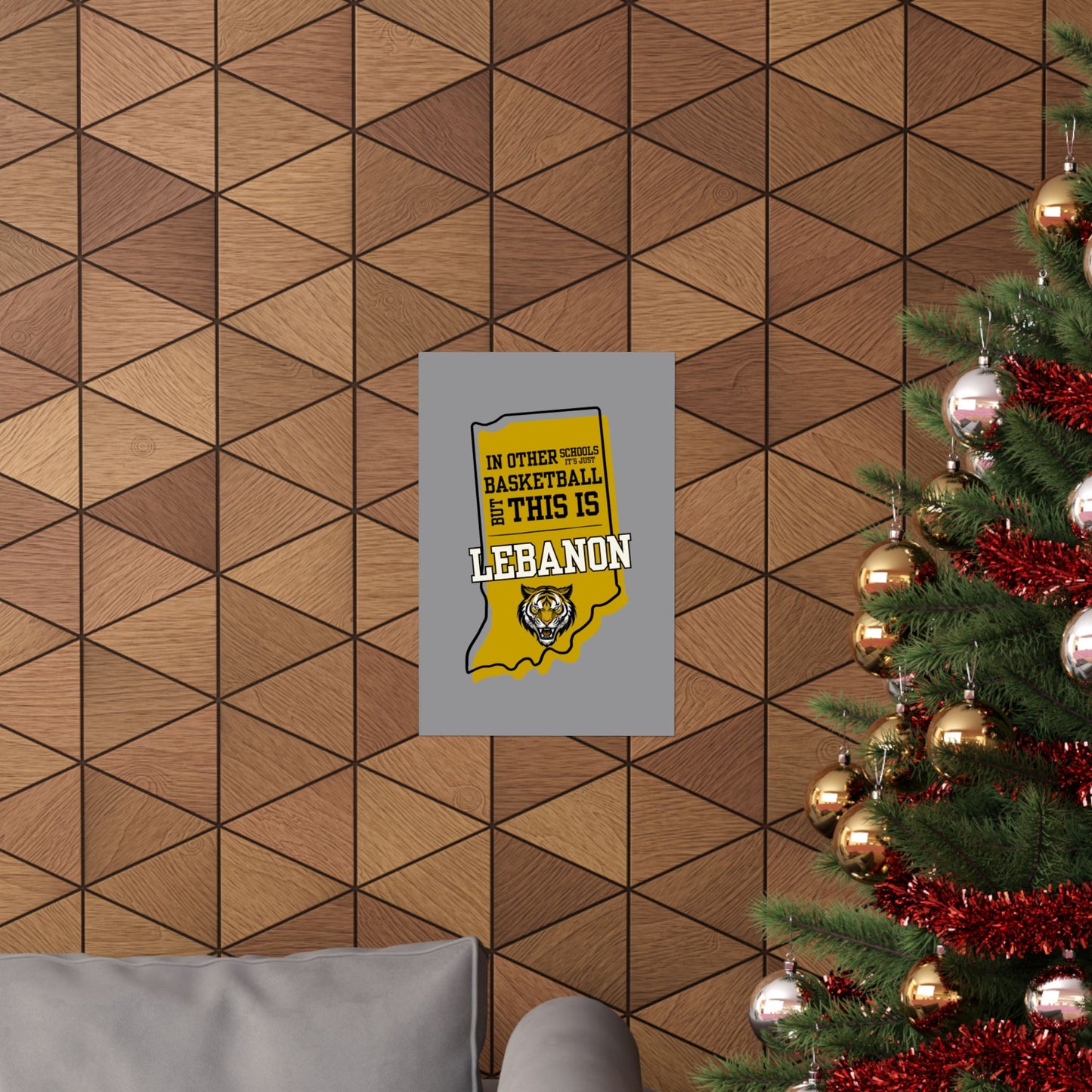 Basketball Poster - Lebanon Tigers