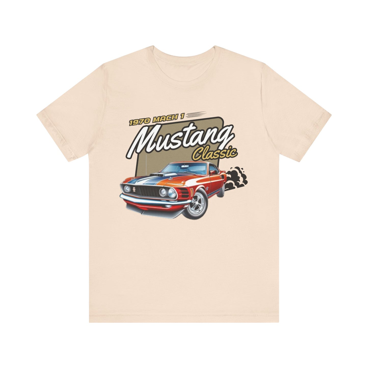 1970 Mach 1 Mustang Jersey Short Sleeve Tee