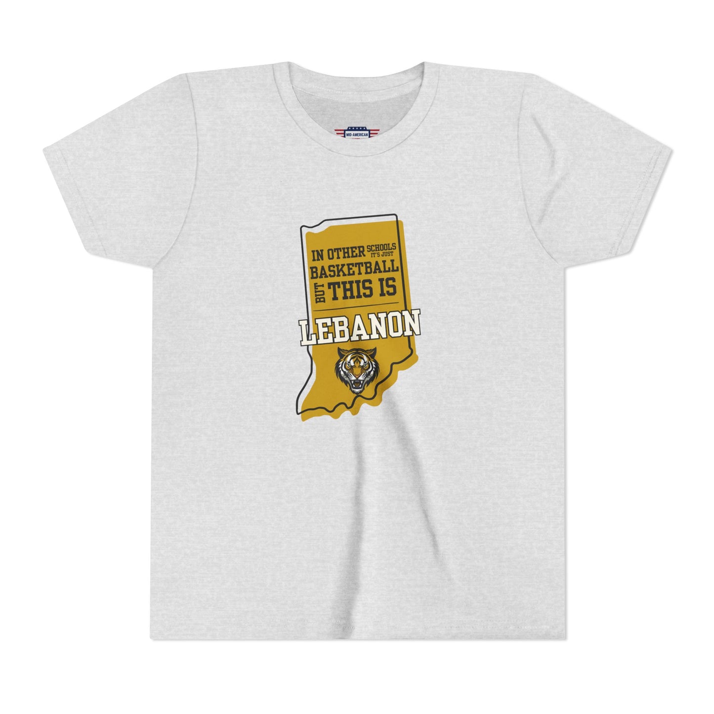 Youth Basketball Tee - Lebanon Tigers