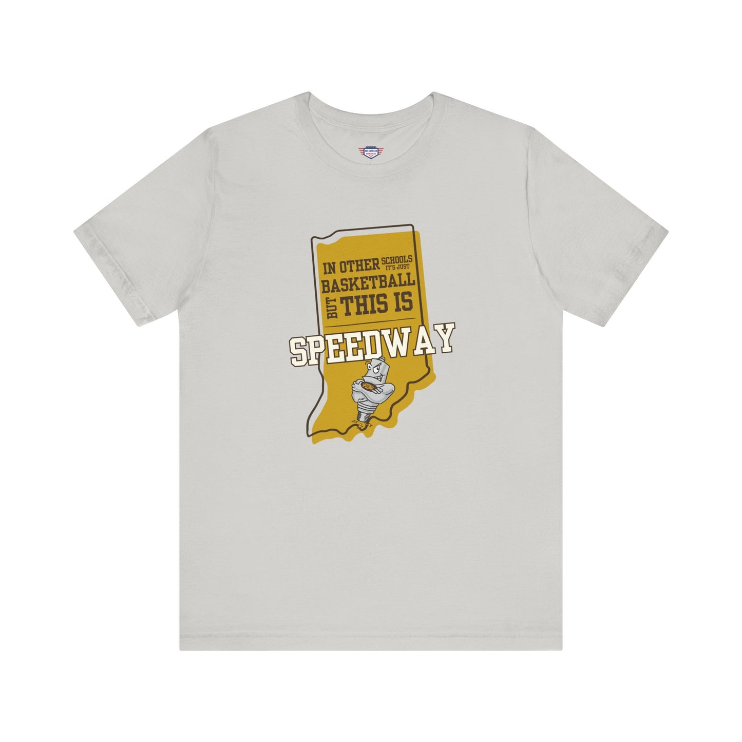 Adult Basketball Tee - Speedway Sparkplugs
