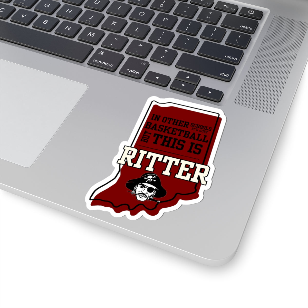 Kiss-Cut Sticker - Ritter Basketball