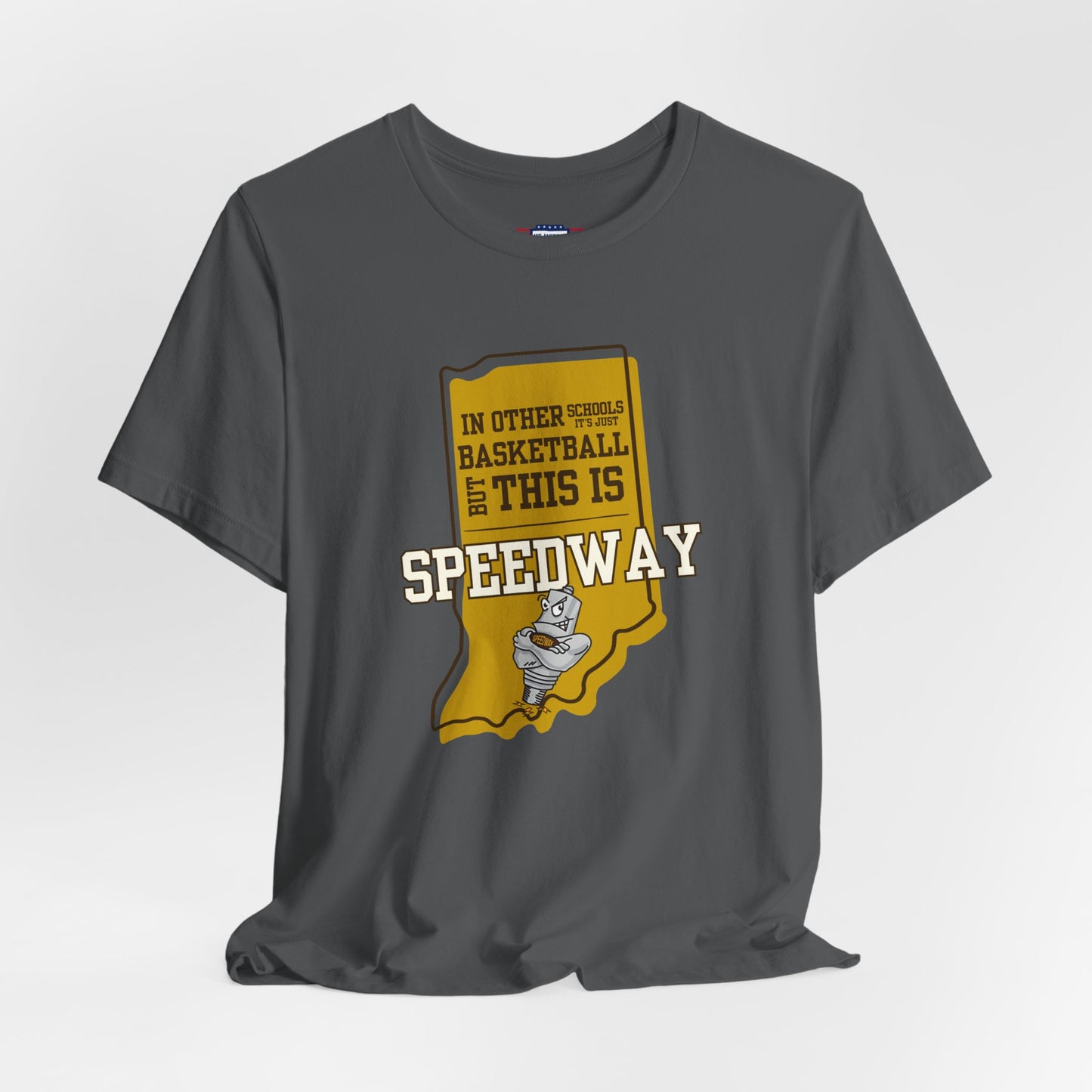 Adult Basketball Tee - Speedway Sparkplugs