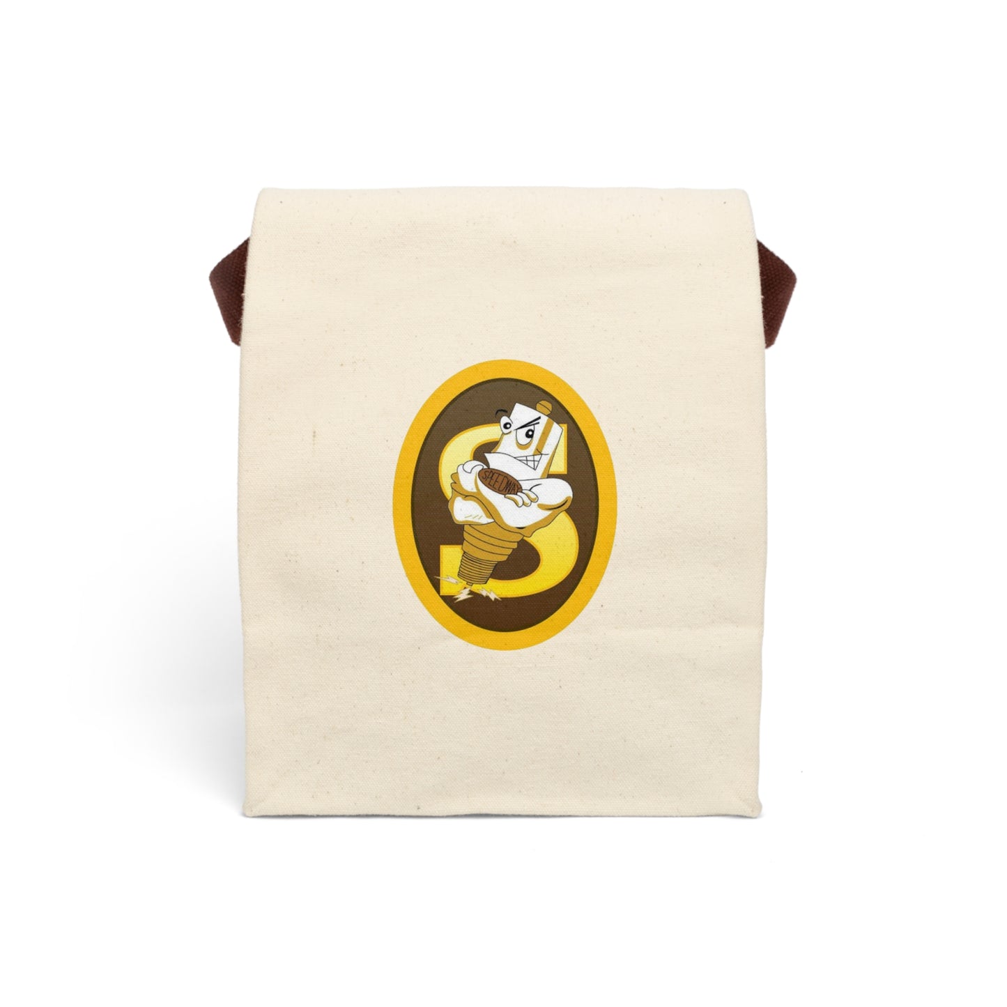 Speedway Canvas Lunch Bag With Strap