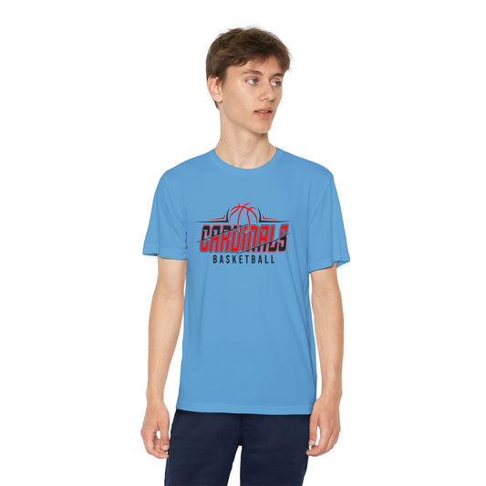 Youth St. Christopher Cardinals Moisture-Wicking Basketball Tee