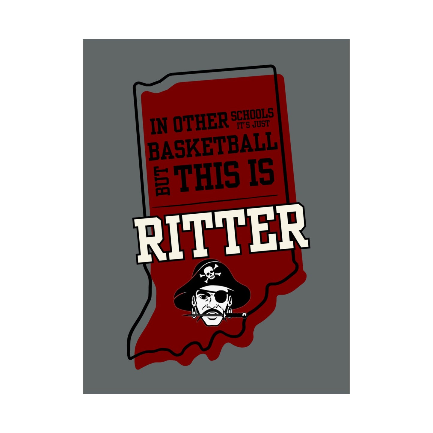 Basketball Poster - Ritter Raiders