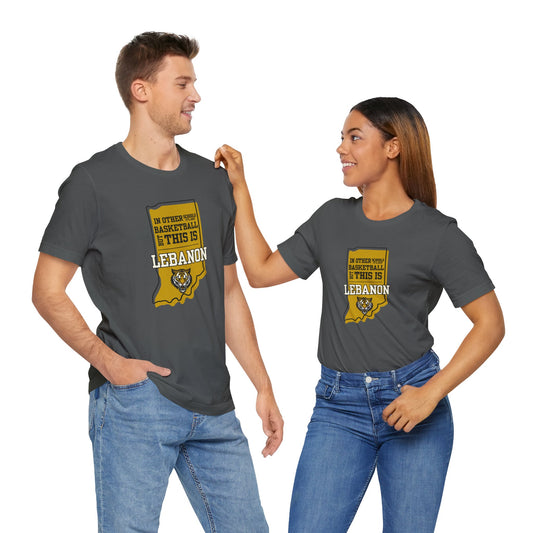 Adult Basketball Tee - Lebanon Tigers