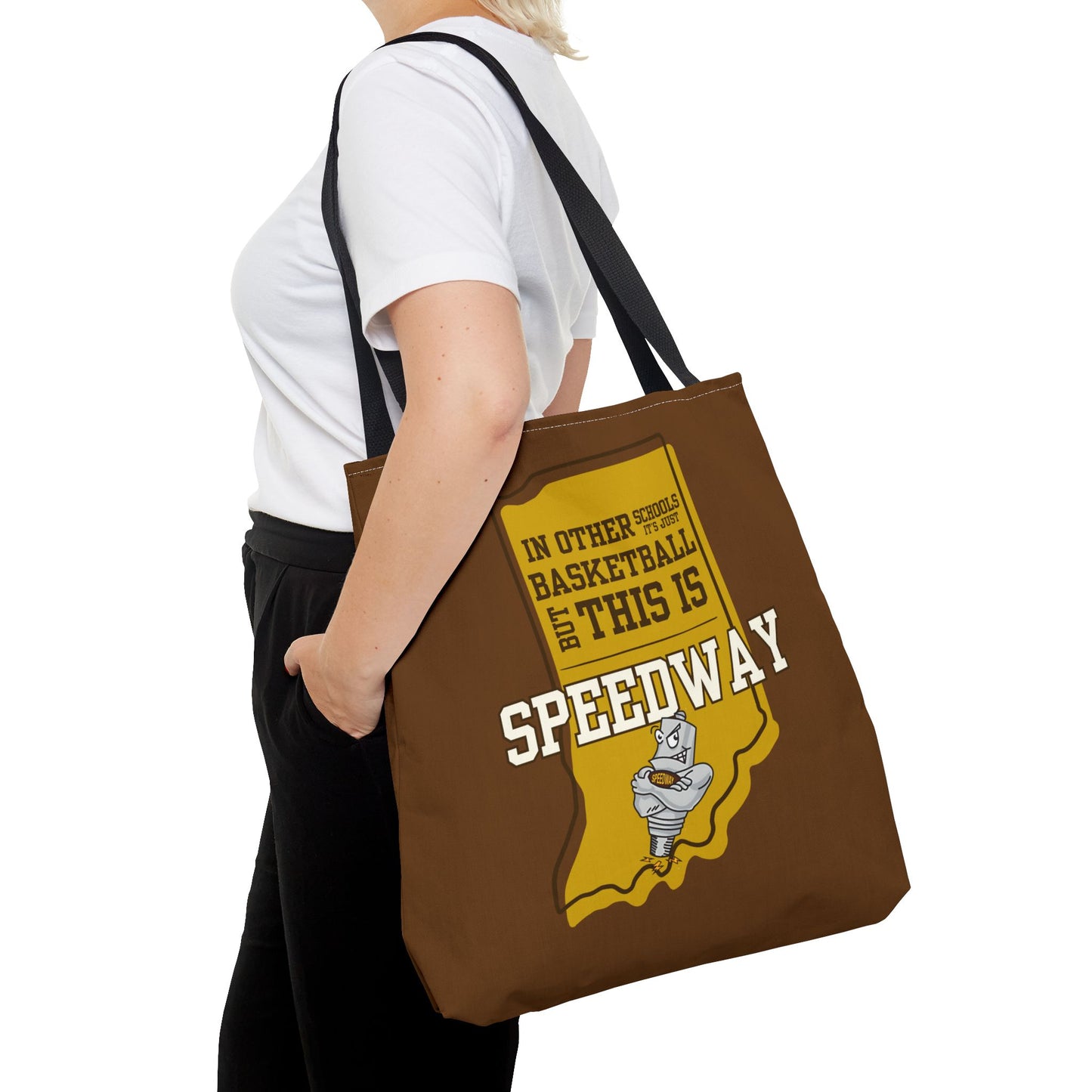 Basketball Tote Bag - Speedway Sparkplugs