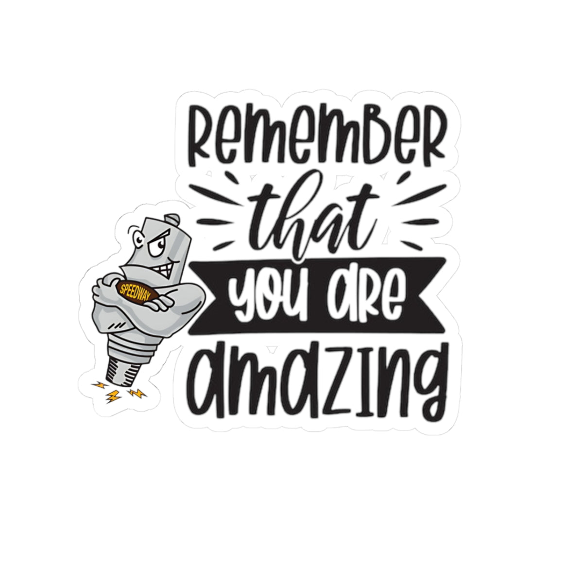 amazing Kiss-Cut Stickers, Funny Stickers, Laptop Decor, Gift for Friends, Motivational Quotes, Car Stickers