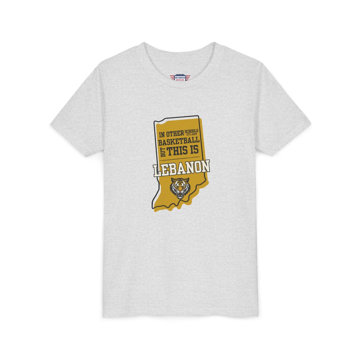 Youth Basketball Tee - Lebanon Tigers