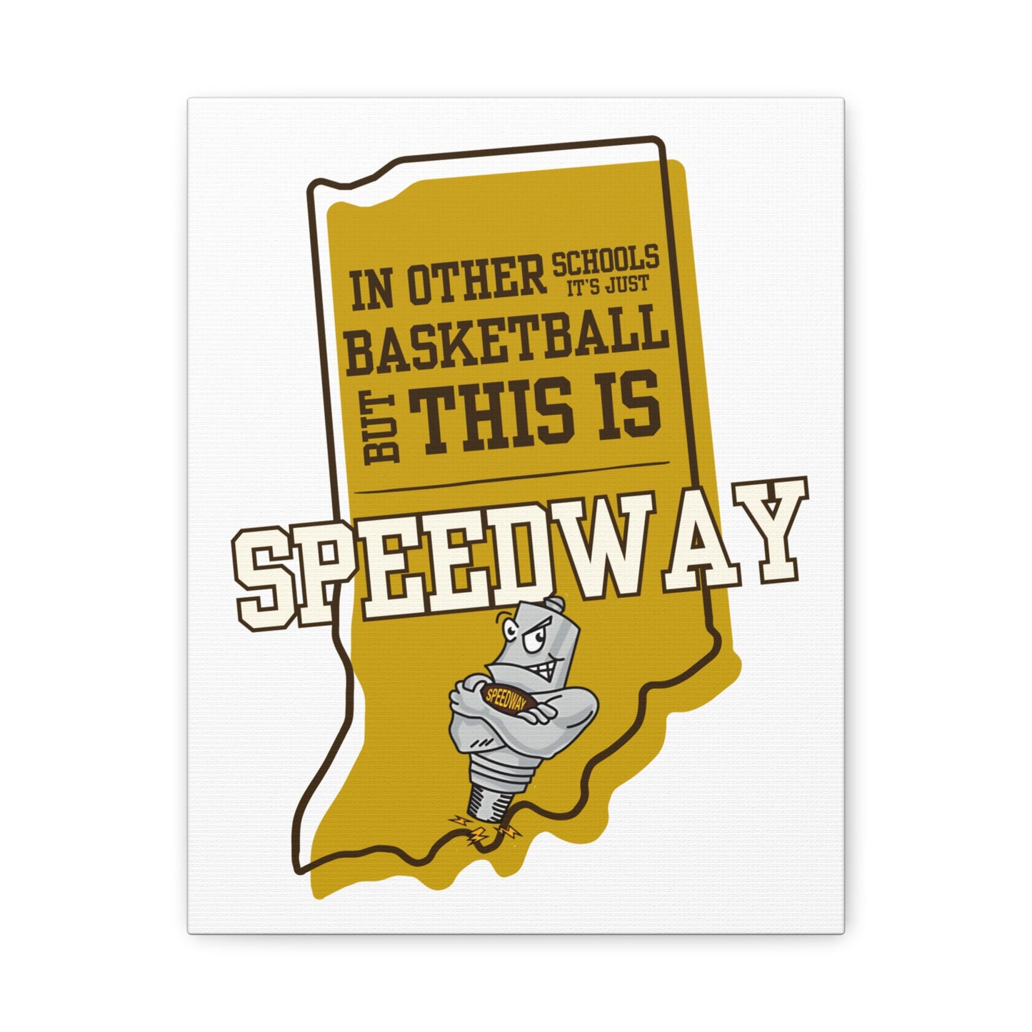 Canvas Wall Art - Speedway Basketball