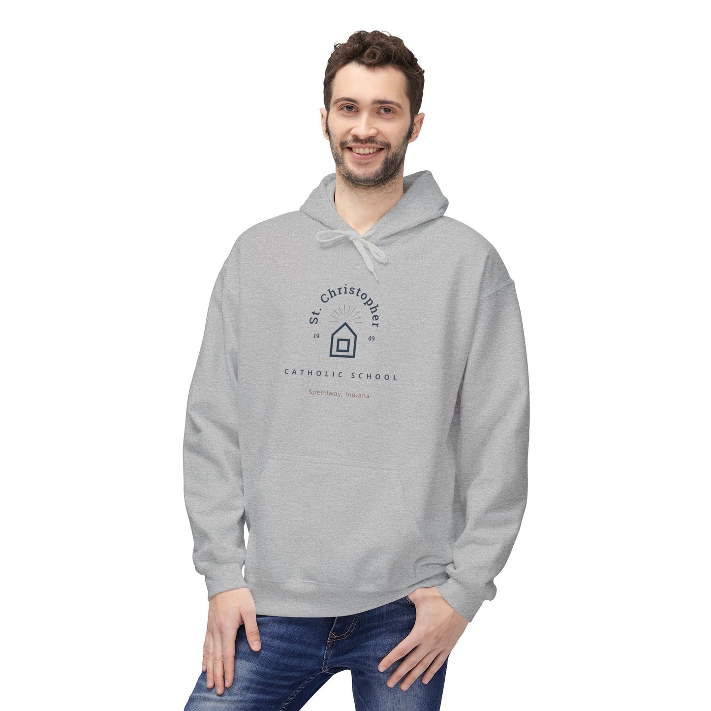 Adult Midweight Softstyle Fleece Hoodie - St. Christopher School