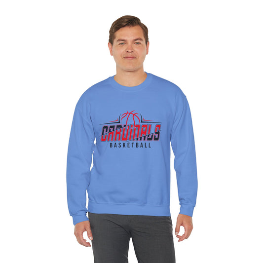 Adult St. Christopher Cardinals Basketball Crewneck Sweatshirt