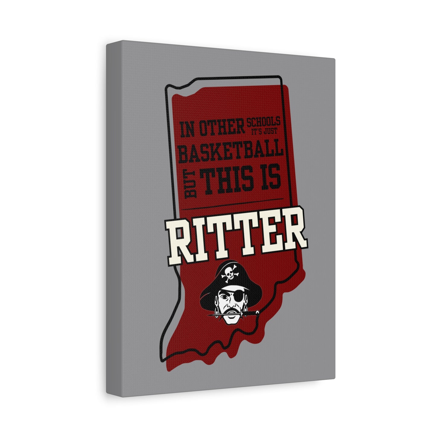 Canvas Wall Art - Ritter Basketball