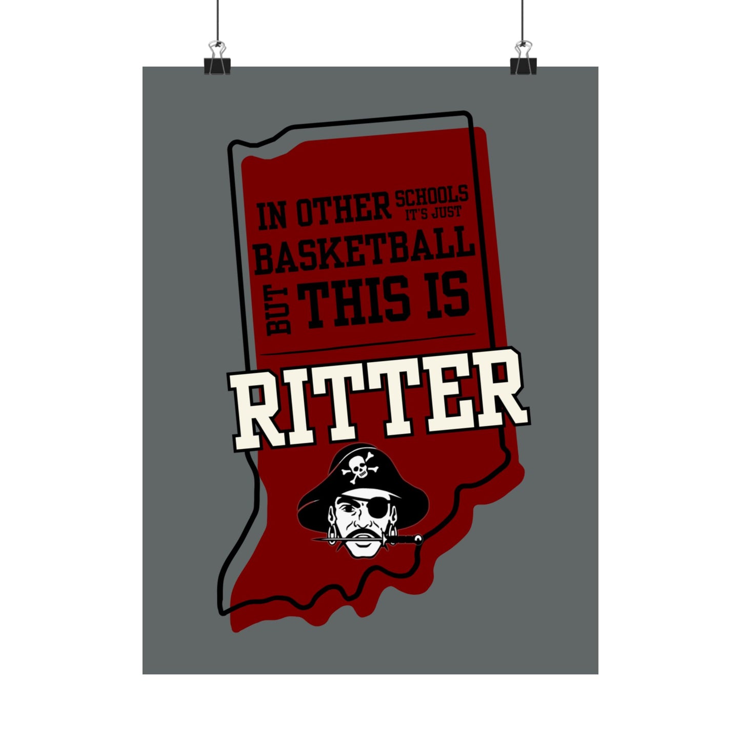 Basketball Poster - Ritter Raiders