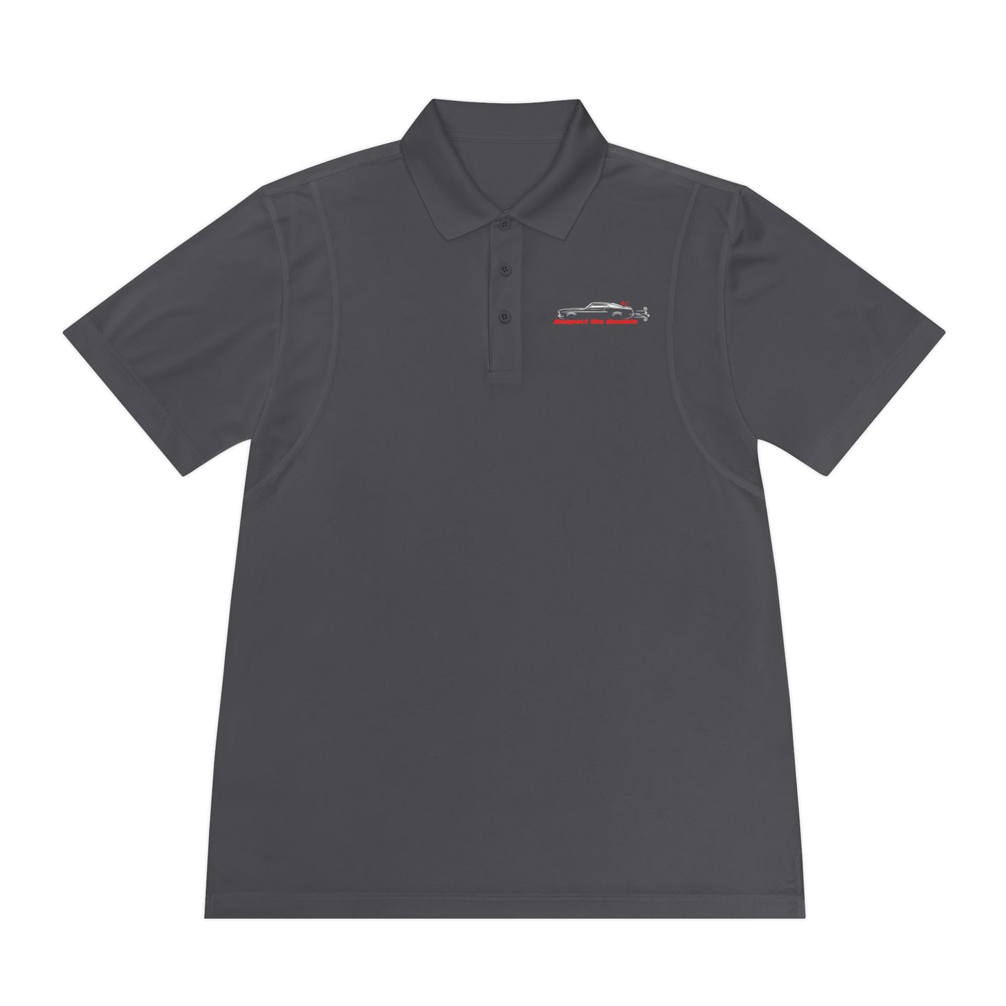1970 Mach 1, Respect the Rumble, Men's Sport Polo Shirt