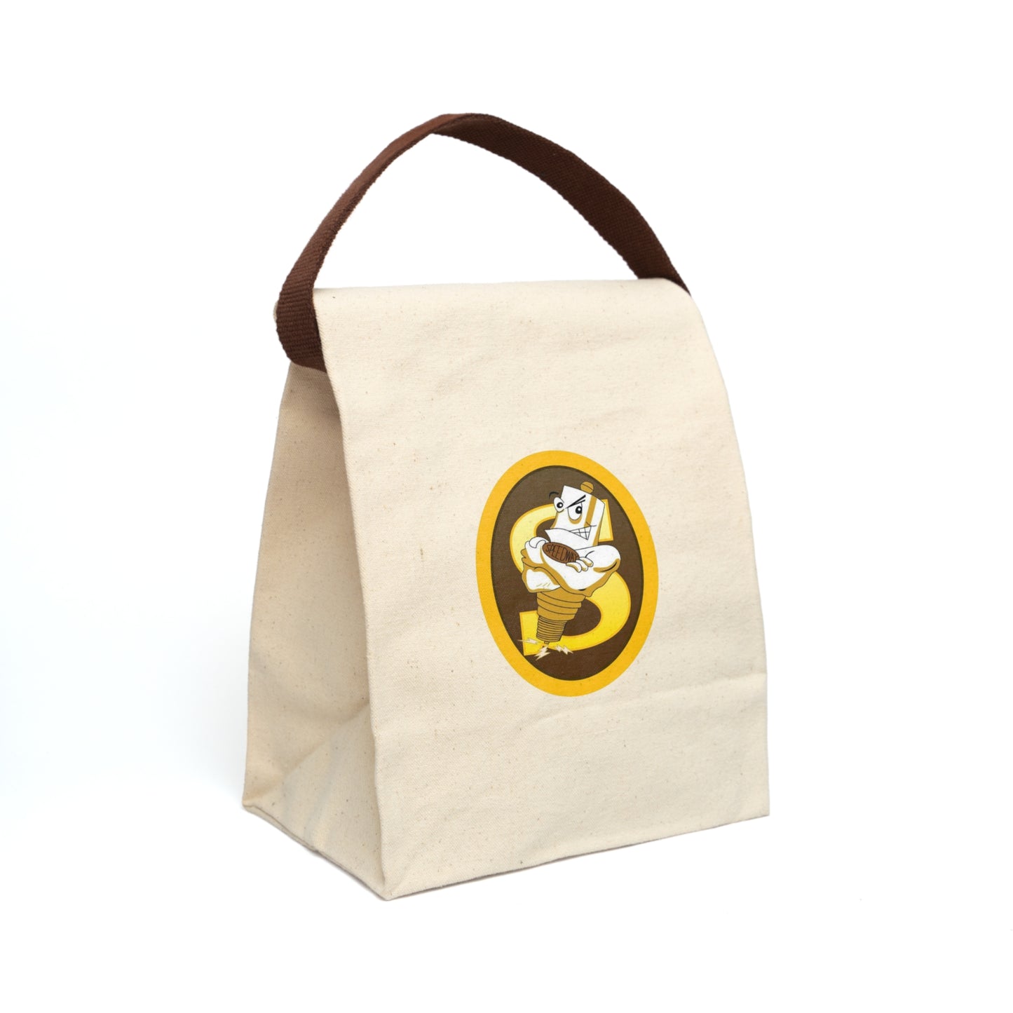 Speedway Canvas Lunch Bag With Strap