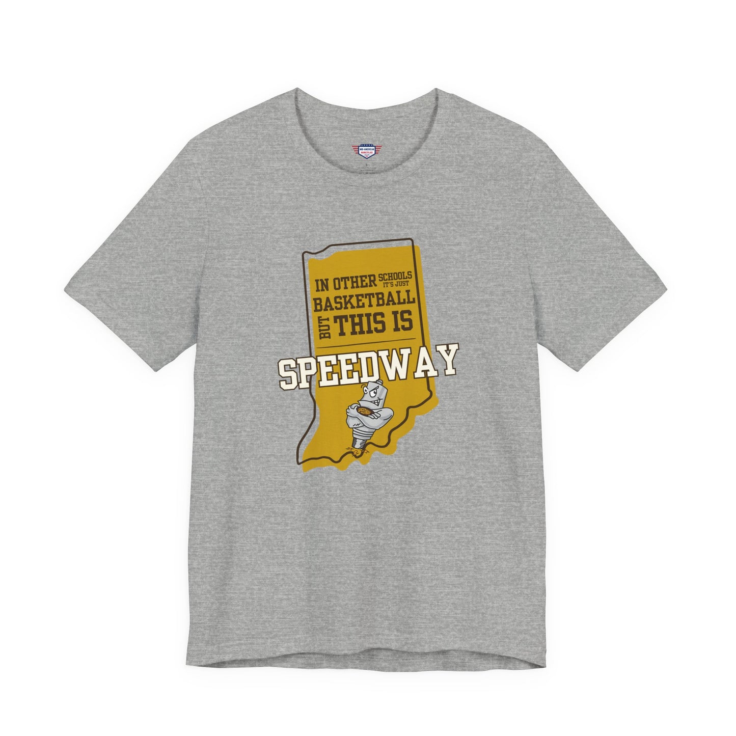Adult Basketball Tee - Speedway Sparkplugs