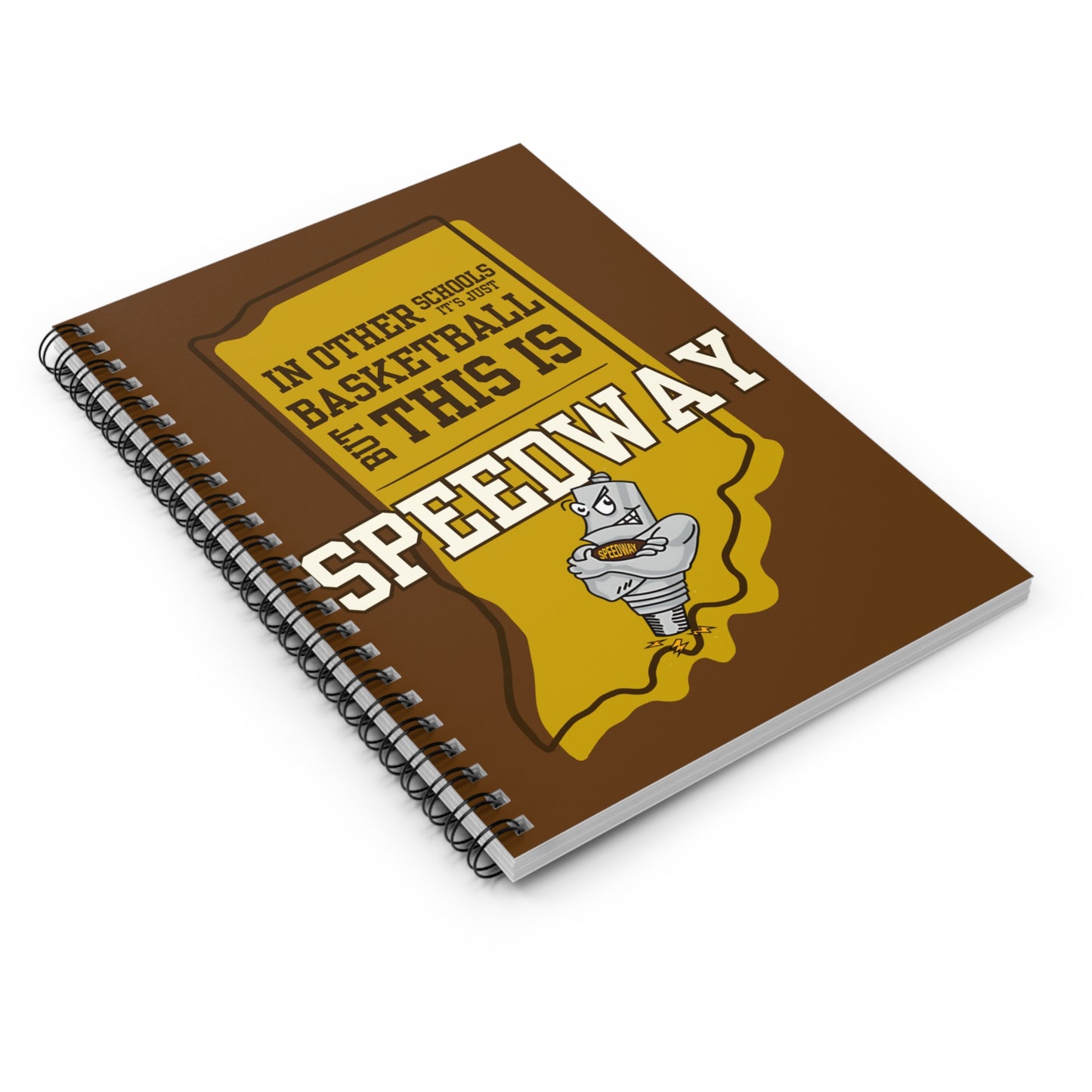 Spiral Notebook - Speedway Sparkplugs Basketball