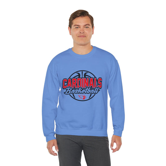 Adult St. Christopher Cardinals Basketball Crewneck Sweatshirt