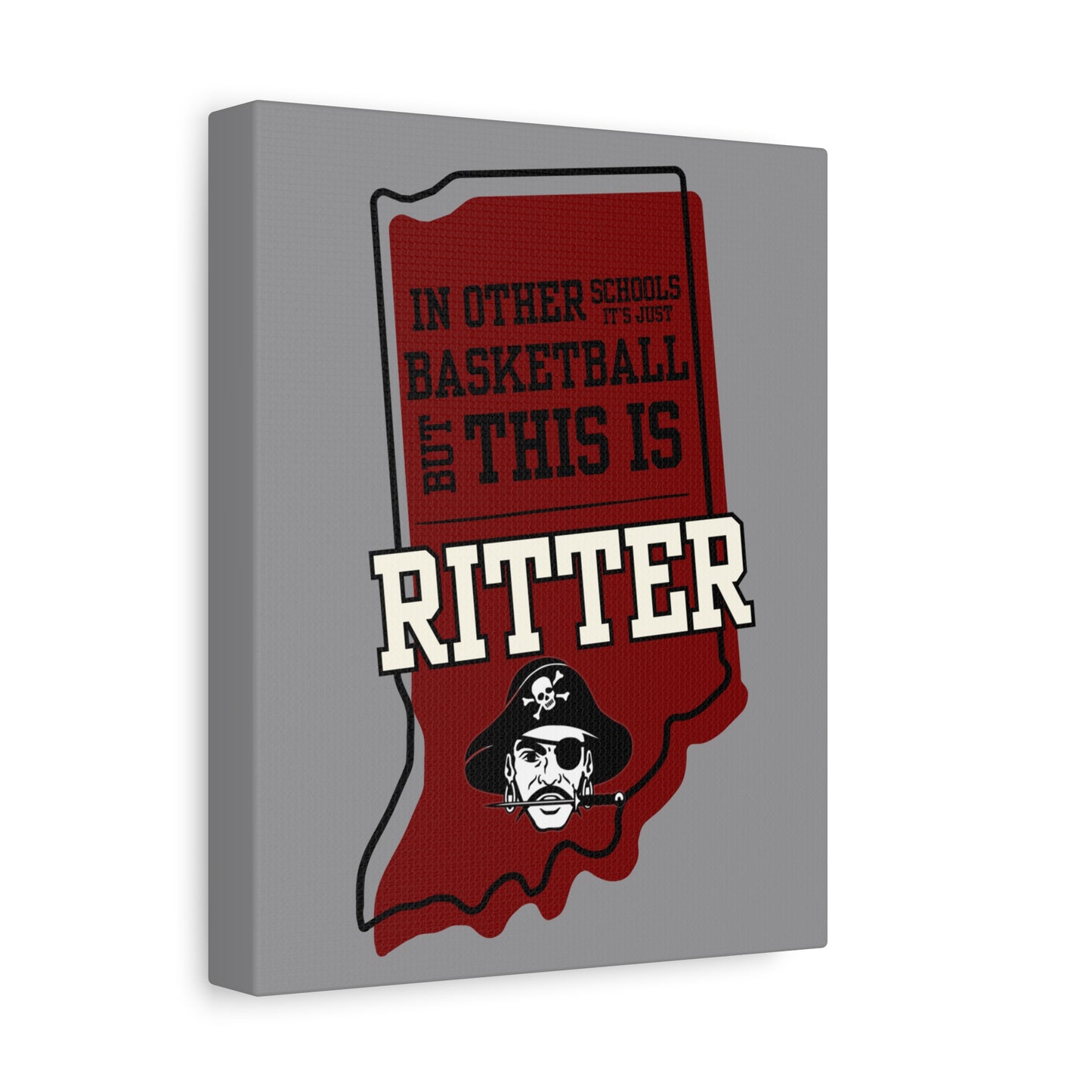 Canvas Wall Art - Ritter Basketball