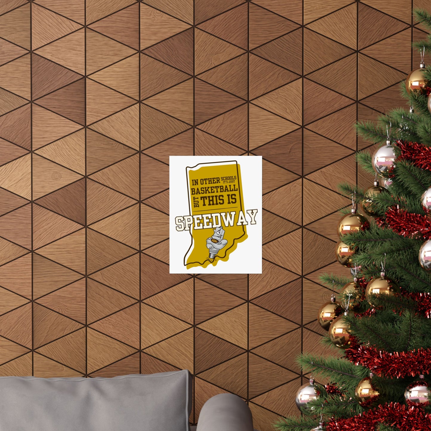 Basketball Poster - Speedway Sparkplugs