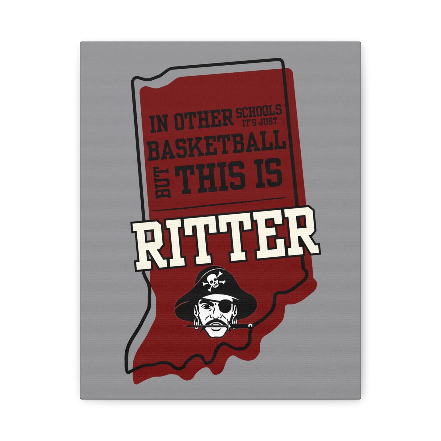 Canvas Wall Art - Ritter Basketball