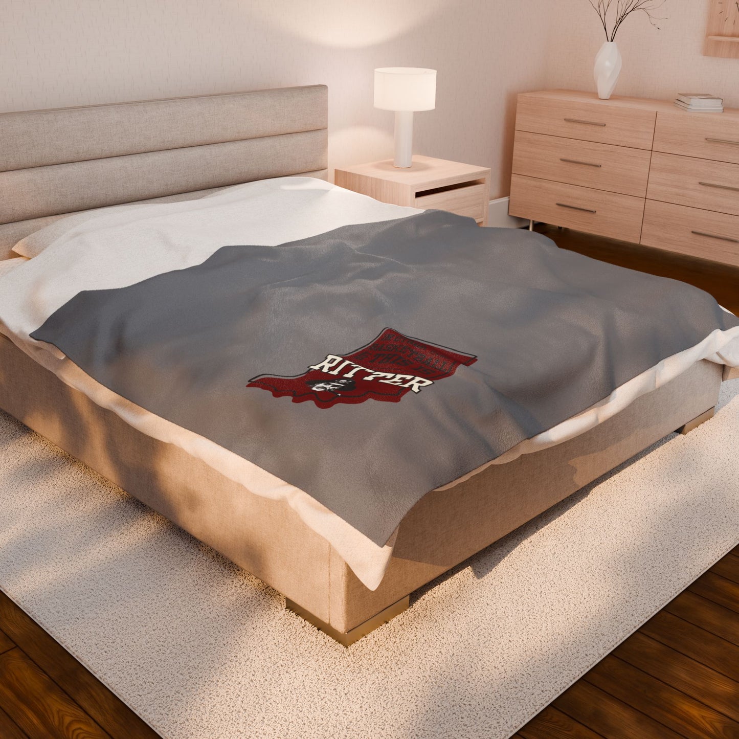 Velveteen Plush Bleacher Blanket - Ritter Raiders
