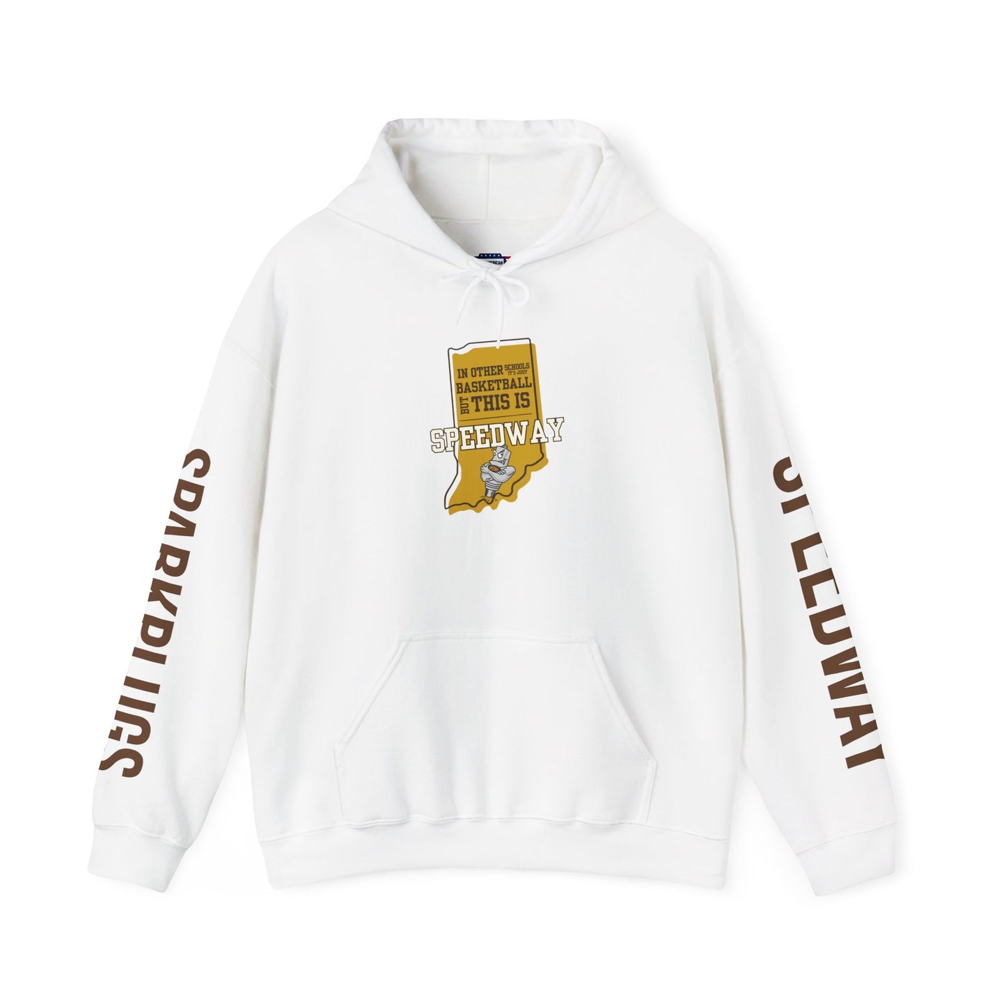 Adult Hoodie - Speedway Sparkplugs Basketball