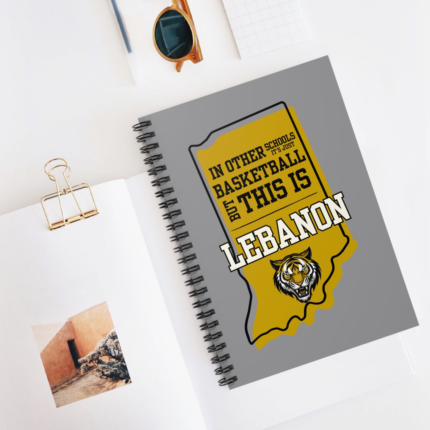 Spiral Notebook - Lebanon Tigers Basketball