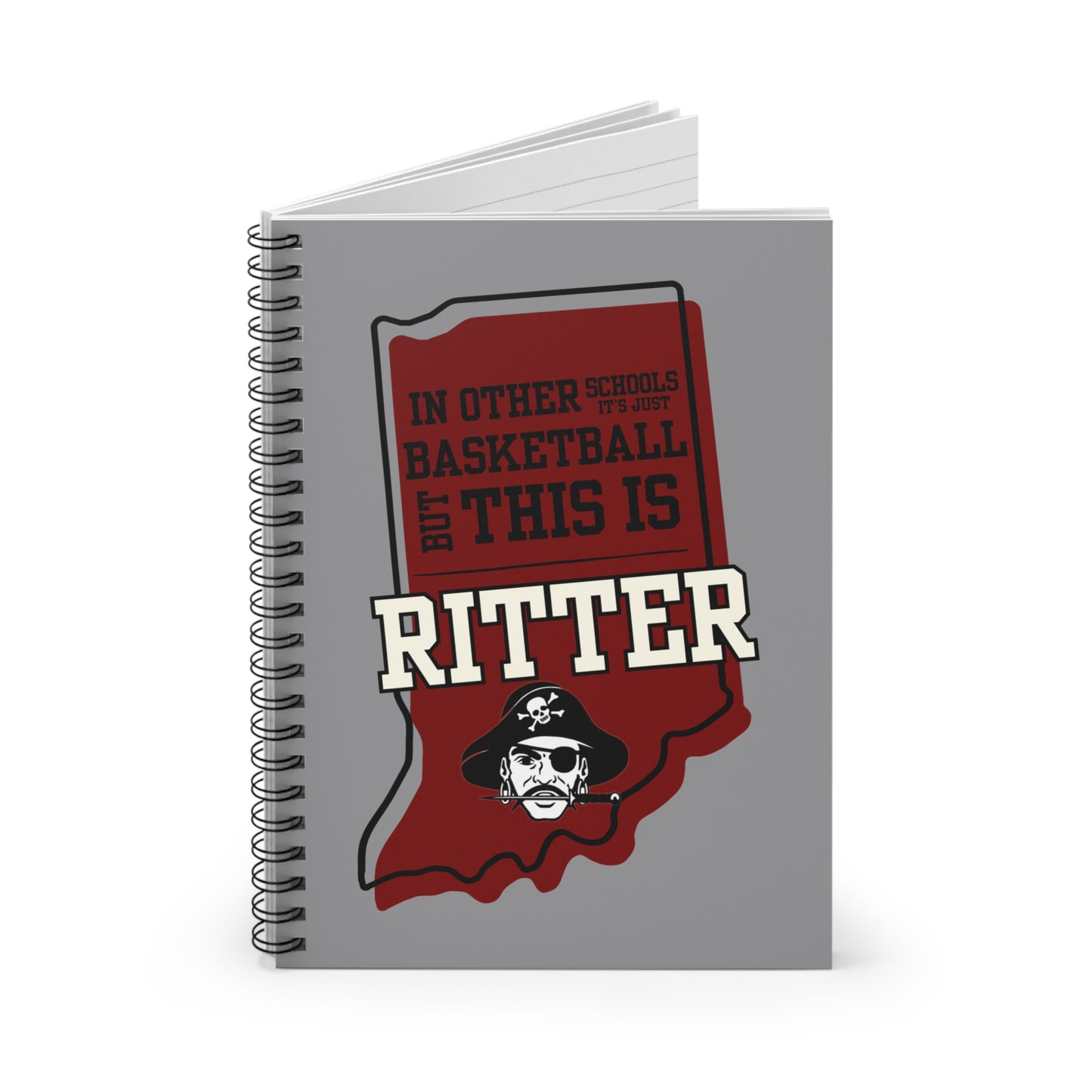 Spiral Notebook - Ritter Raiders Basketball