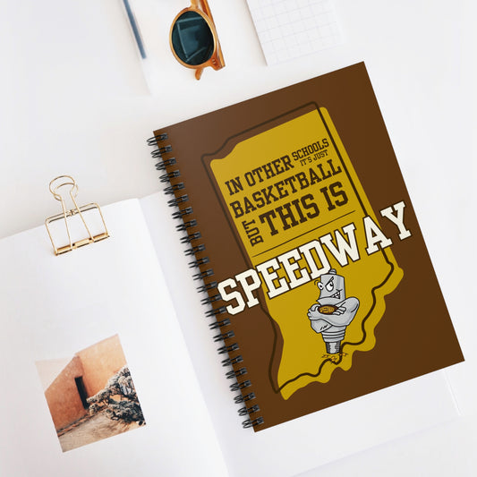 Spiral Notebook - Speedway Sparkplugs Basketball