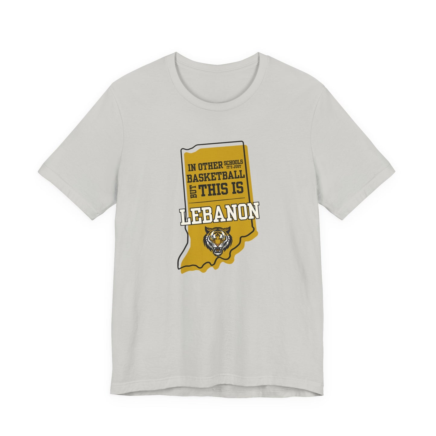 Adult Basketball Tee - Lebanon Tigers