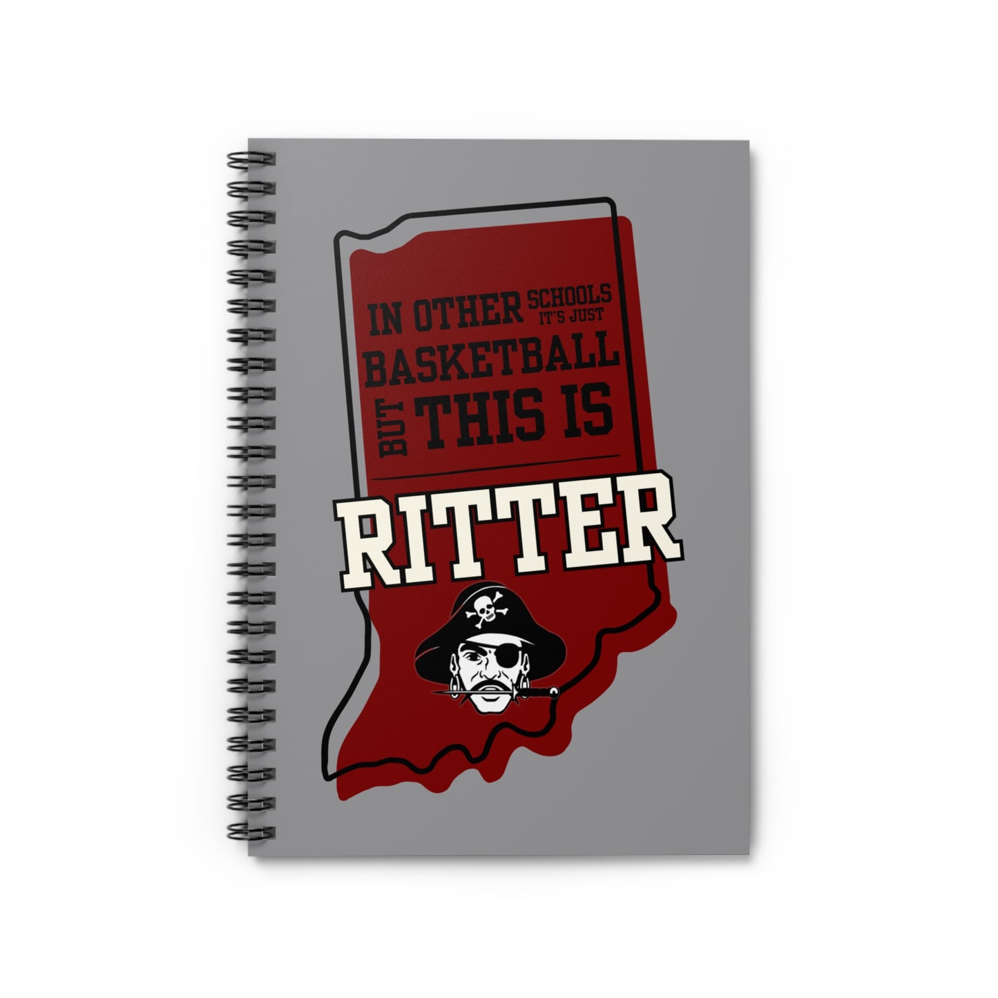 Spiral Notebook - Ritter Raiders Basketball