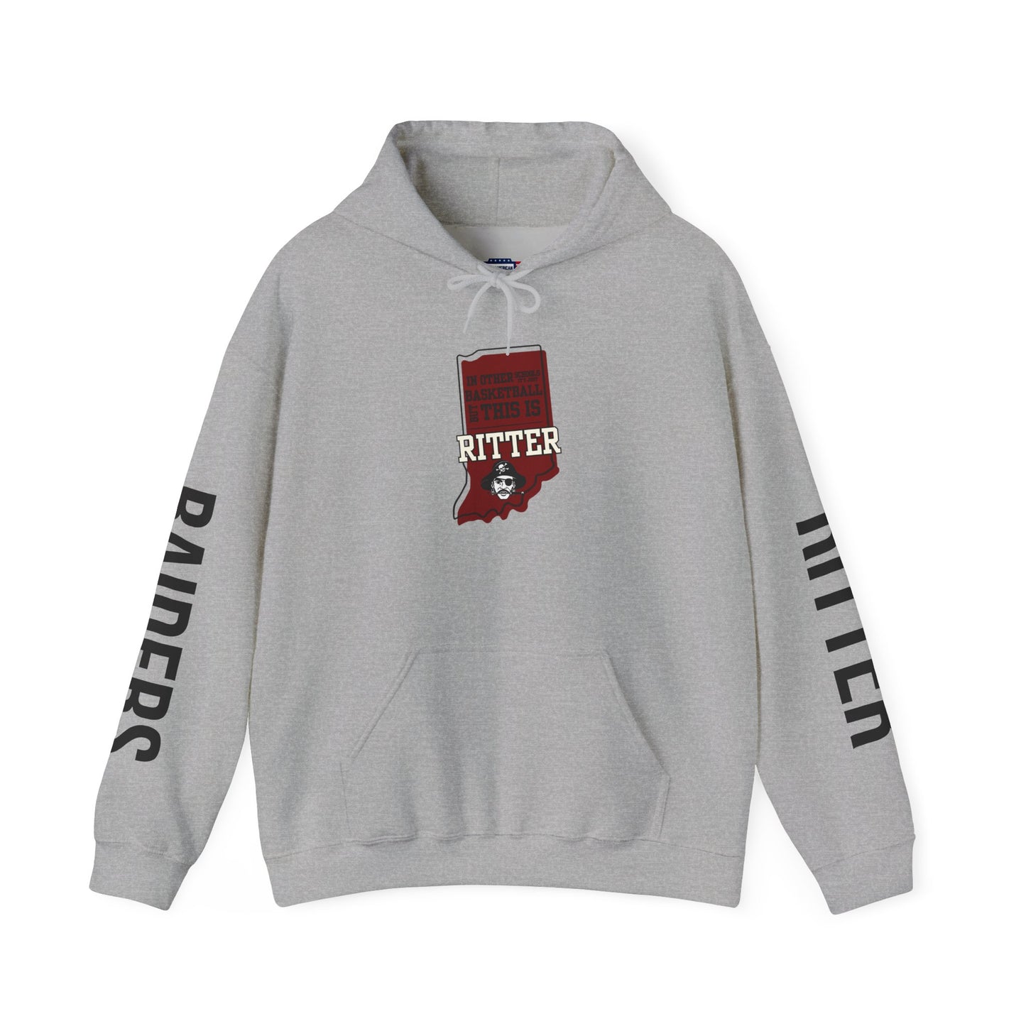 Adult Hoodie - Ritter Raiders Basketball