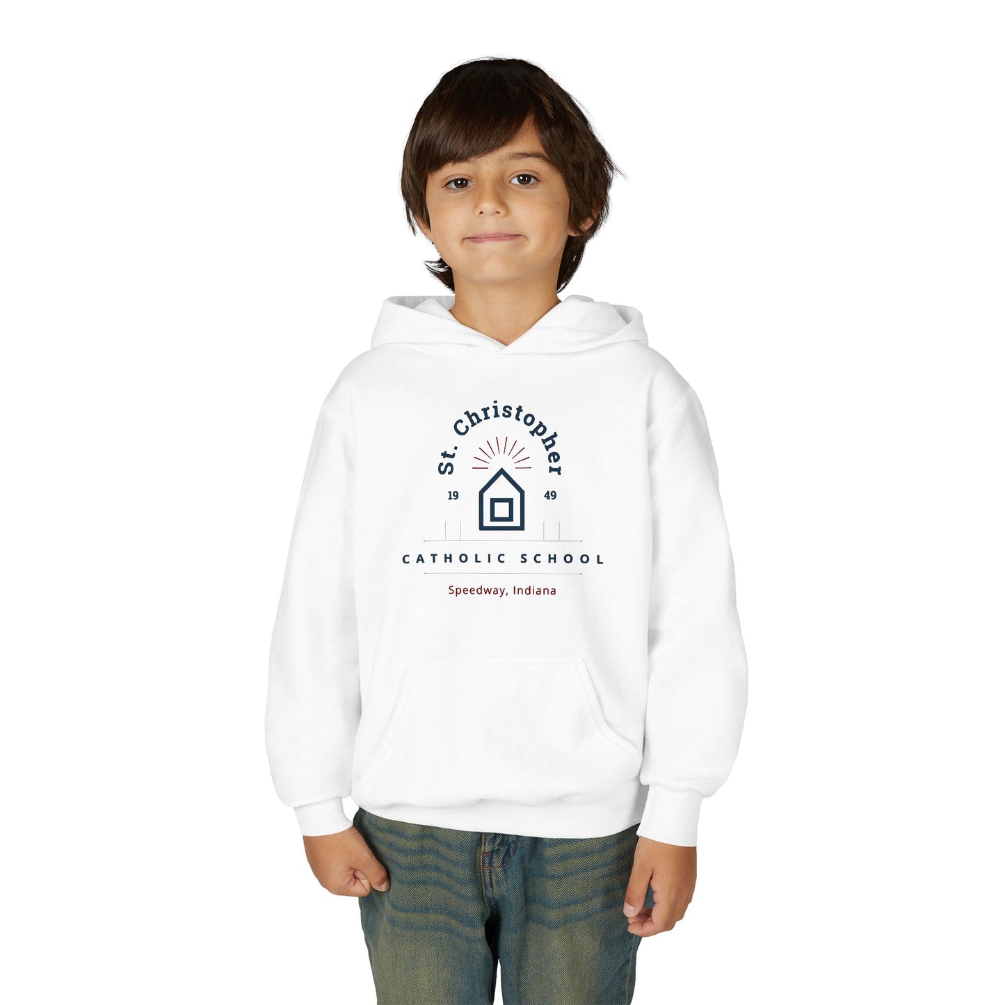 Youth Hooded Sweatshirt - St. Christopher Catholic School
