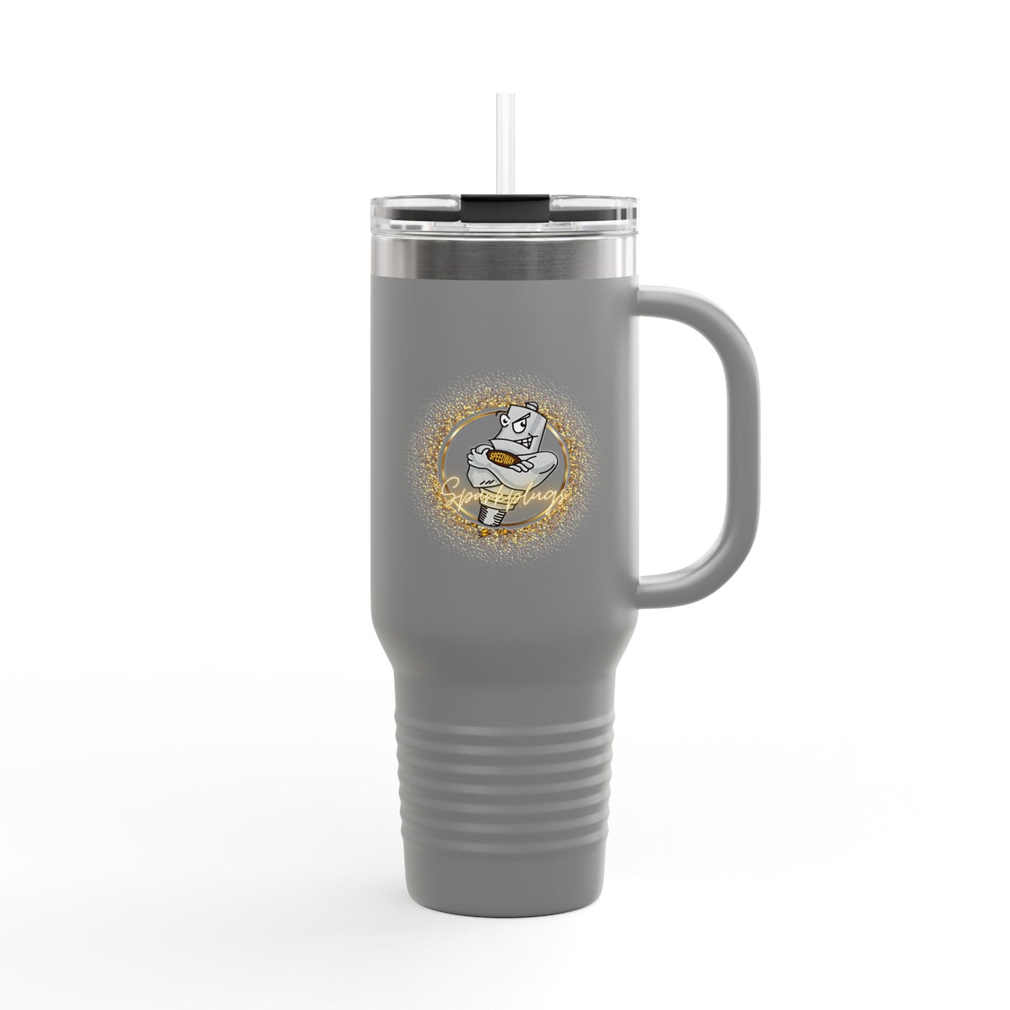 Insulated Travel Mug - Speedway Sparkplugs