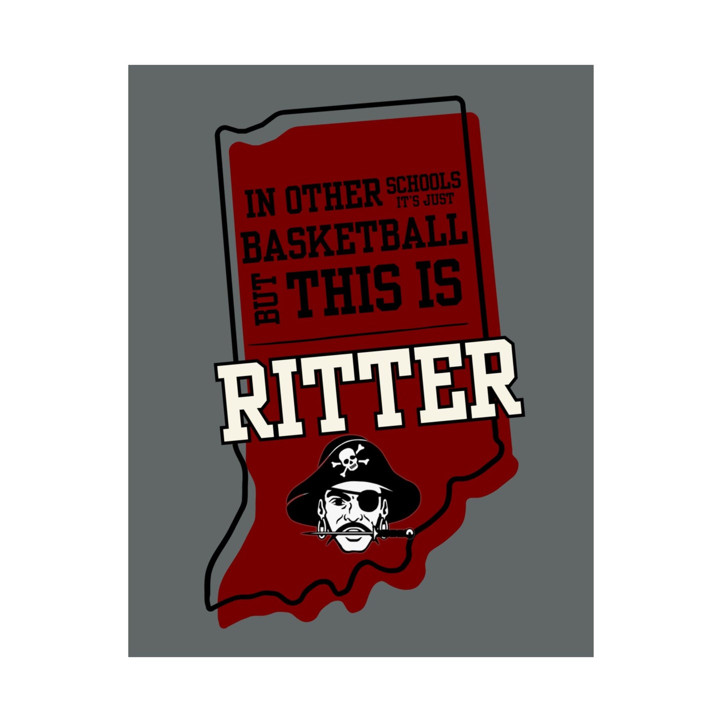 Basketball Poster - Ritter Raiders