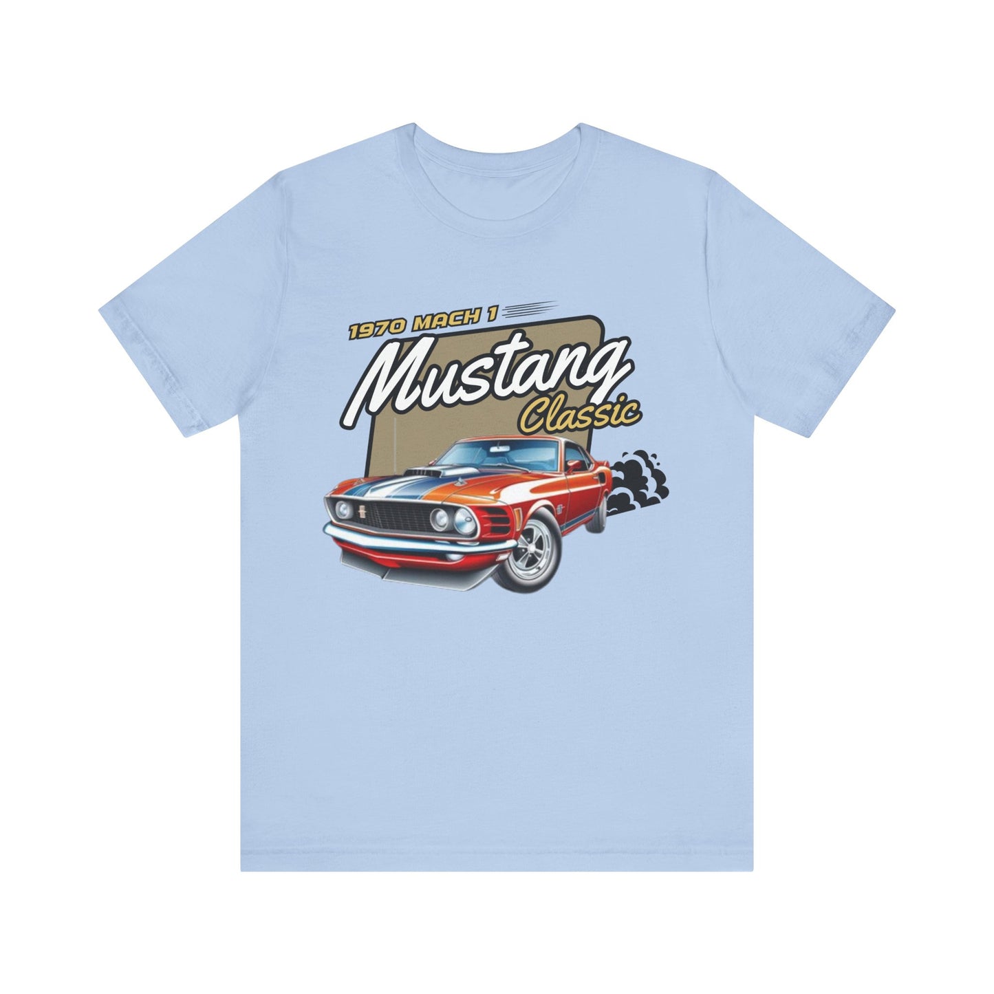 1970 Mach 1 Mustang Jersey Short Sleeve Tee