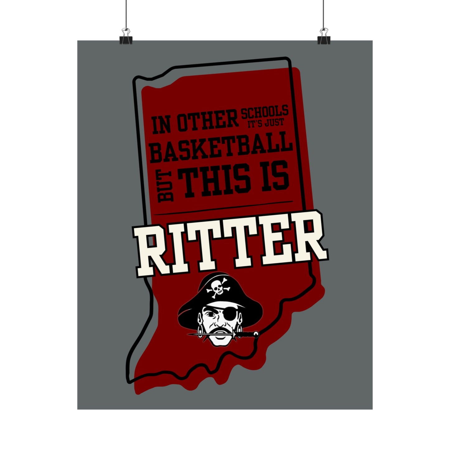 Basketball Poster - Ritter Raiders