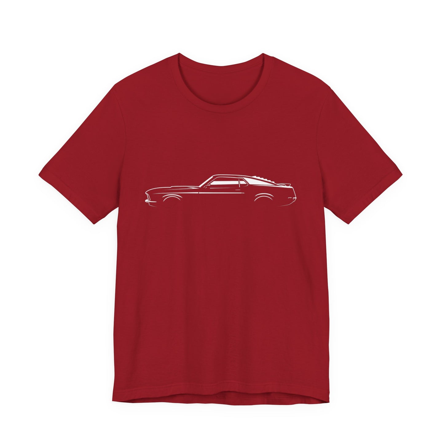 1970 Mach 1 Mustang Adult Jersey Short Sleeve Tee